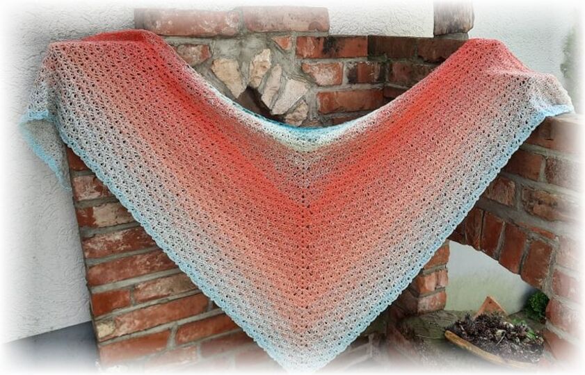 Häkelanleitung Dreieckstuch Ariana