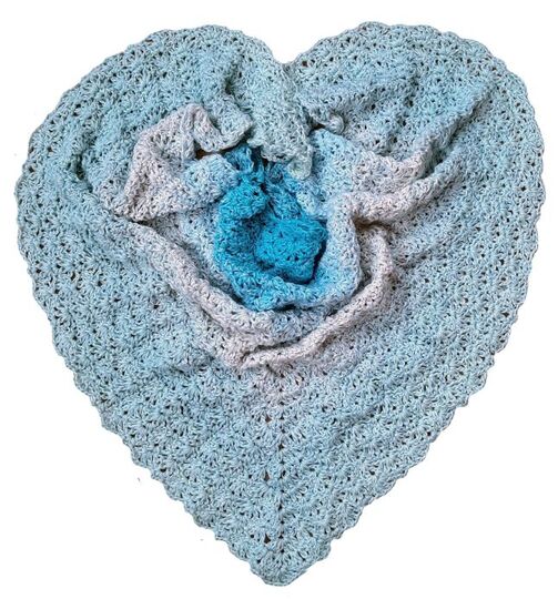 Häkelanleitung Dreieckstuch Ariana