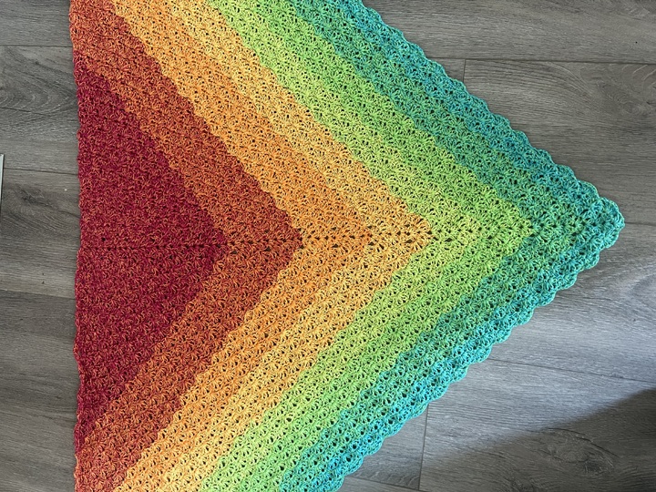 Häkelanleitung Dreieckstuch Ariana