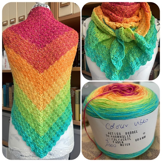 Häkelanleitung Dreieckstuch Ariana