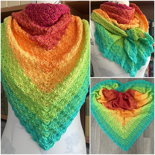 Häkelanleitung Dreieckstuch Ariana