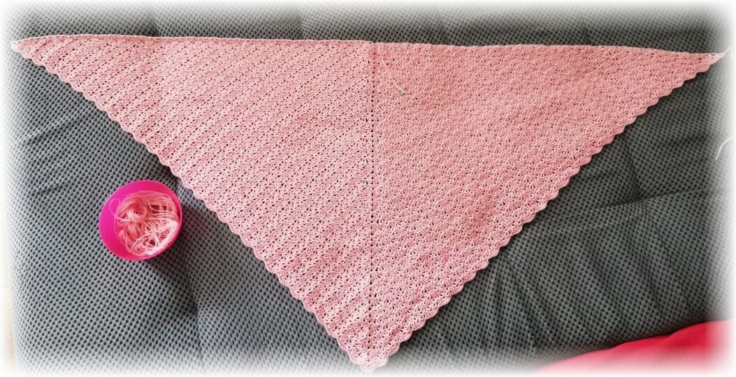 Häkelanleitung Dreieckstuch Ariana