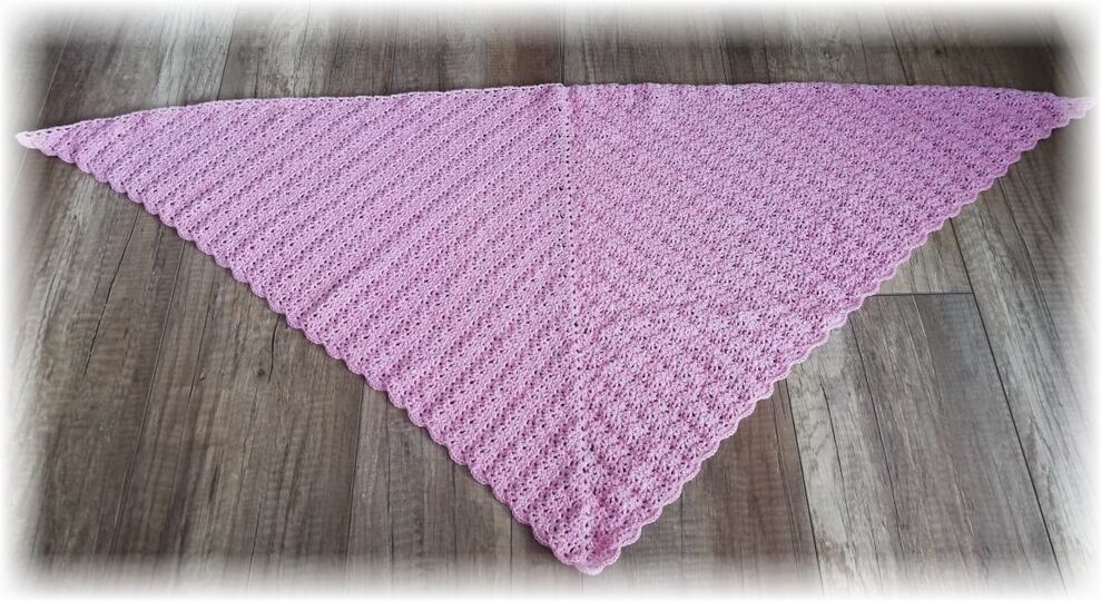 Häkelanleitung Dreieckstuch Ariana