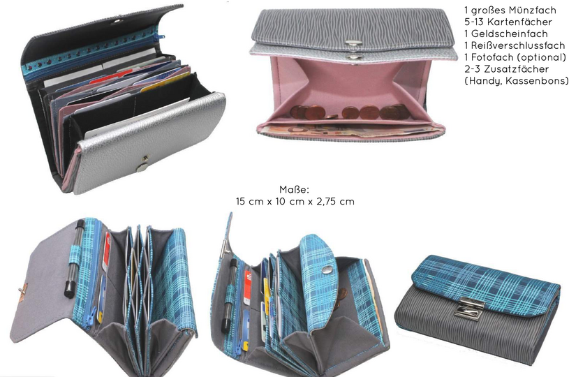 PORTmoney Genius Nähanleitung inkl. Schnittmuster