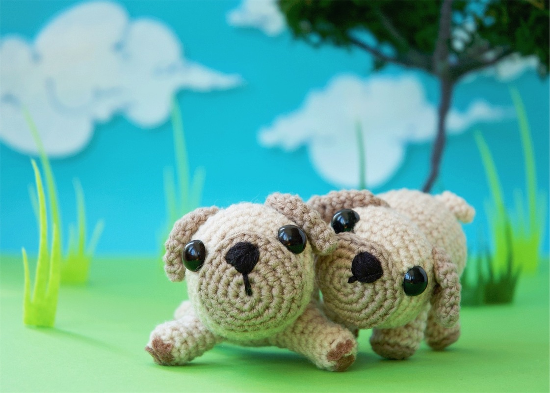 Ping and Pong the Pug Puppies Crochet pattern - Image 4