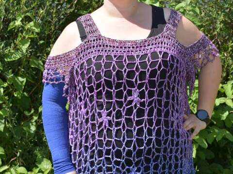 Tanuki Tunika, Top und Pulli  gehäkelt