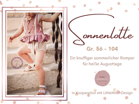 Anleitung Sonnenlotte - Romper Gr. 56 - 104