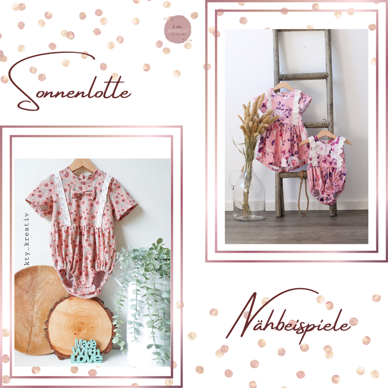 Anleitung Sonnenlotte - Romper Gr. 56 - 104 - Bild 5