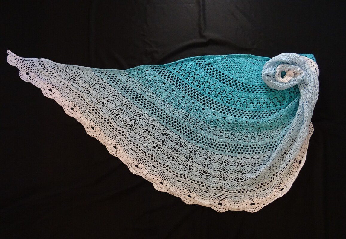 Anleitung Häkeltuch "LaLaguna" - Bild 3