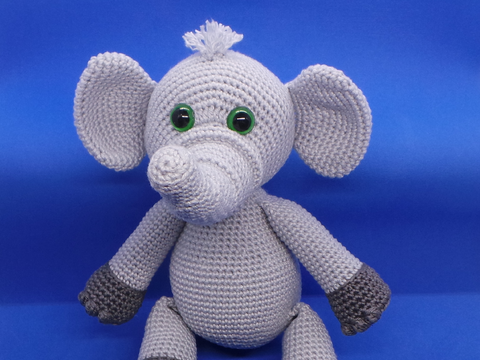 Häkelanleitung Elefant Egon