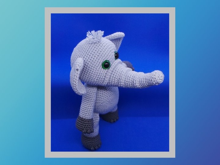 Häkelanleitung Elefant Egon