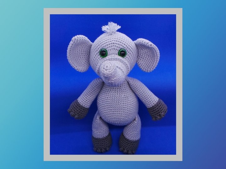 Häkelanleitung Elefant Egon