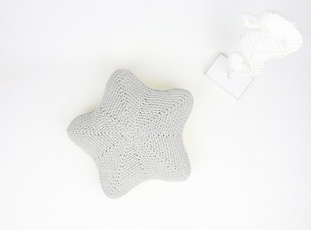 Two pillows (music box) "Lucky star" PDF + videos (2 Sizes, knitted look)