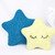 Two pillows (music box) "Lucky star" (2 Sizes, knitted look)