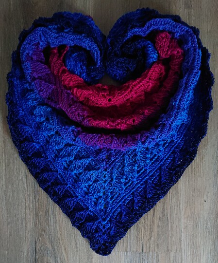 Tuch Palina häkeln Dreieckstuch