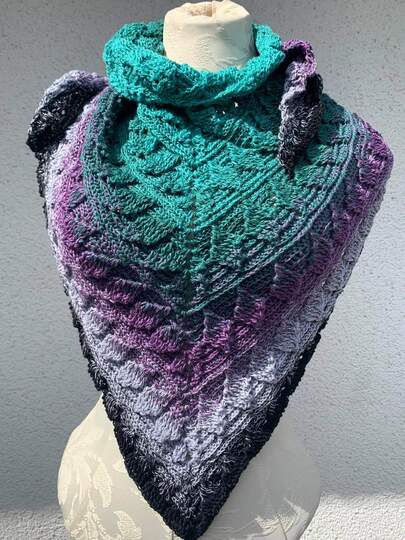 Tuch Palina häkeln Dreieckstuch