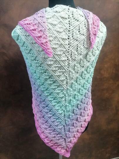 Tuch Palina häkeln Dreieckstuch