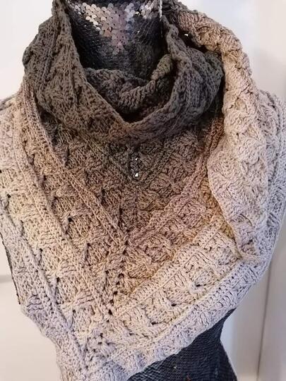 Tuch Palina häkeln Dreieckstuch