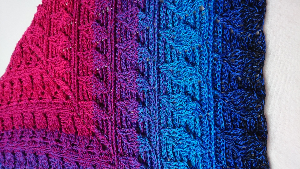 Tuch Palina häkeln Dreieckstuch