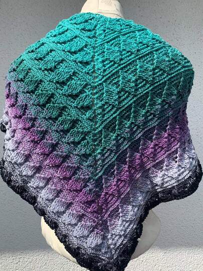 Tuch Palina häkeln Dreieckstuch