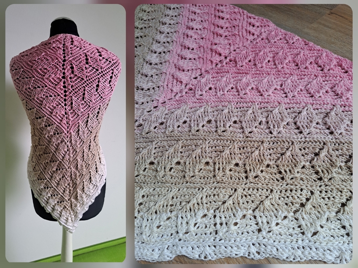 Tuch Palina häkeln Dreieckstuch