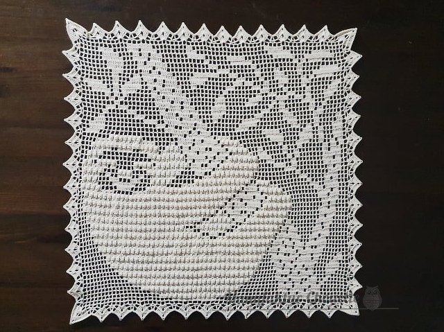 Deckchen oder Kissendekor Faultier - Bild 4