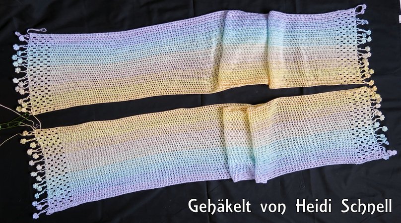 Crochet pattern scarf / stole "Belli