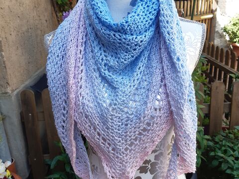 Dreieckstuchmuster "summerflair" Häkelanleitung