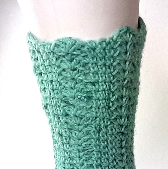 "Die Häkelsocken", No4, Toe-Up, wie gestrickt, Gr-34-45