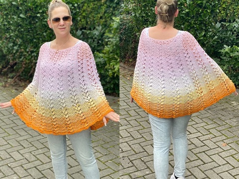 Häkelanleitung Sommerponcho "Sunshine-Baby"