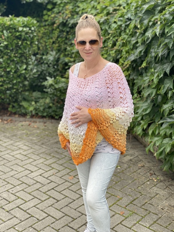 Häkelanleitung Sommerponcho "Sunshine-Baby"