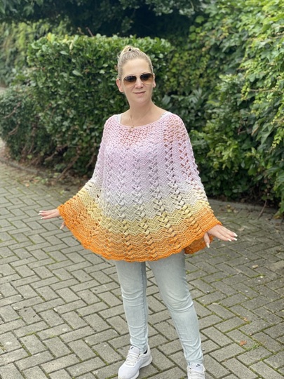 Häkelanleitung Sommerponcho "Sunshine-Baby"