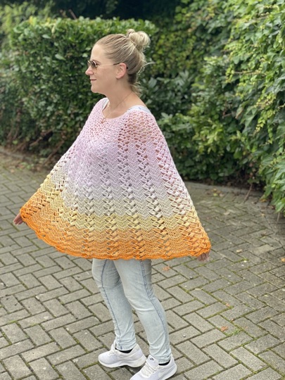 Häkelanleitung Sommerponcho "Sunshine-Baby"
