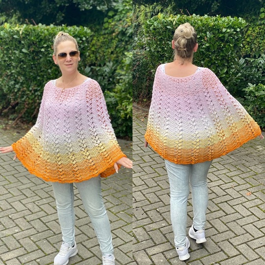 Häkelanleitung Sommerponcho "Sunshine-Baby"