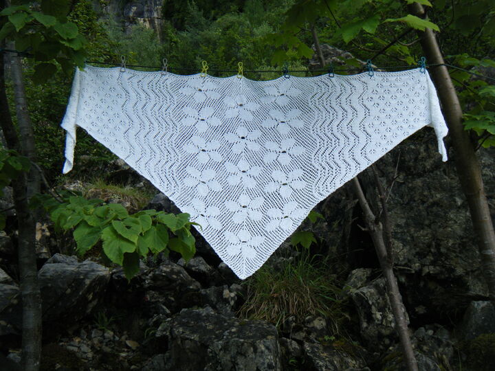 Strickanleitung Tuch "Hochzeit"