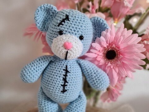 Häkelanleitung Teddybär Coco