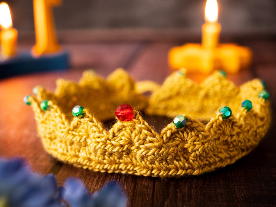 H&auml;kelanleitung: Geburtstagskrone als Kronenband - Bild 4