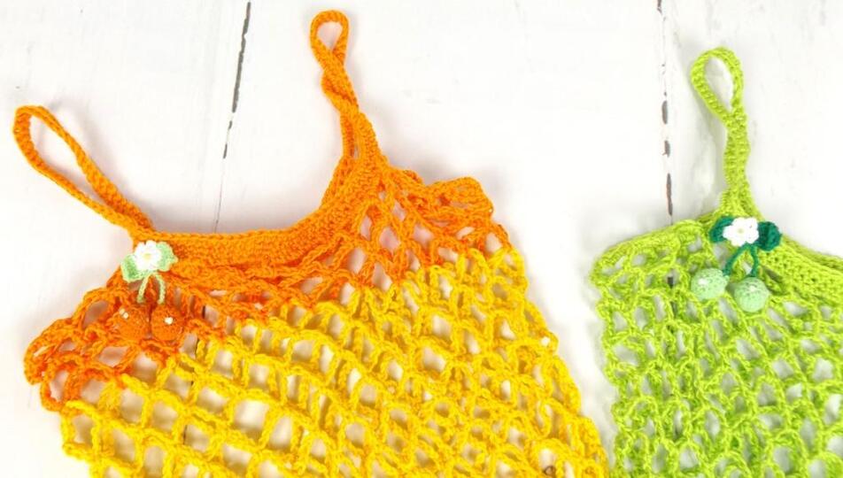 Häkelanleitung Einkaufsnetz "Hilde"