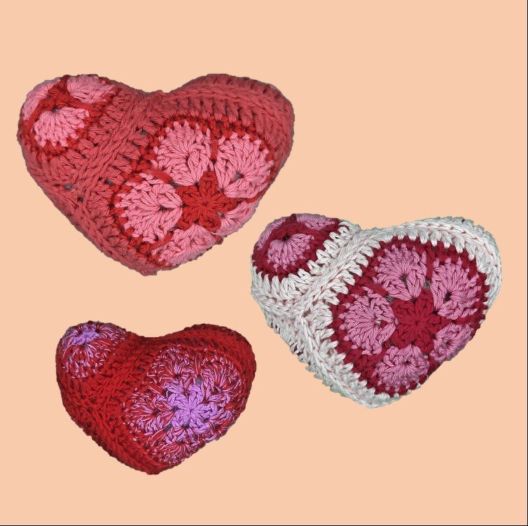 Anleitung Herz im Design der African Flowers - Bild 2