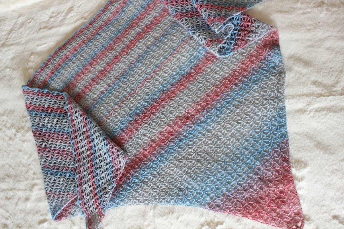 Häkelanleitung Dreieckstuchmuster - Bild 3