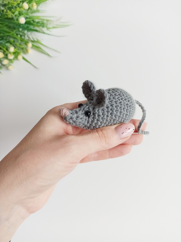 Crochet mouse pattern, easy crochet amigurumi mouse - Image 8