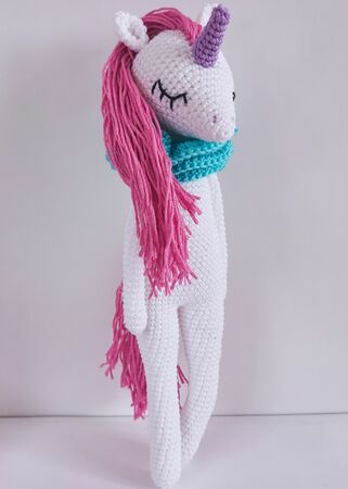 Amigurumi crochet pattern Molly the unicorn