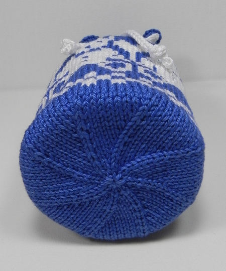 Geschenkbeutel Teddybär Strickanleitung