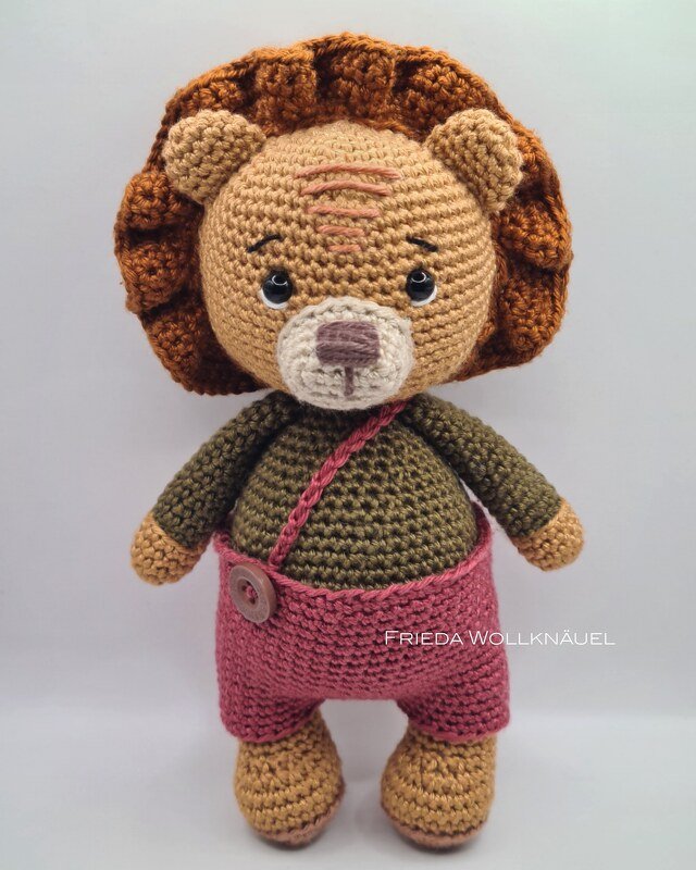 PDF CROCHET PATTERN LION ARI - Image 2