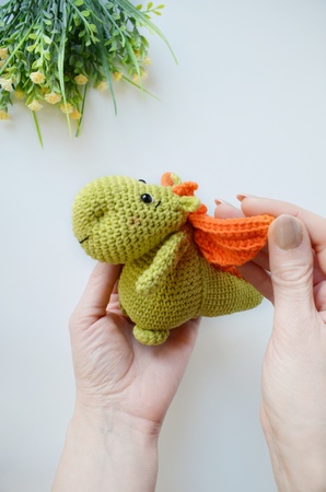 Crochet dragon, set of 2 patterns