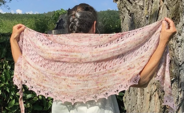 Anleitung Rosenkuss -Tuch