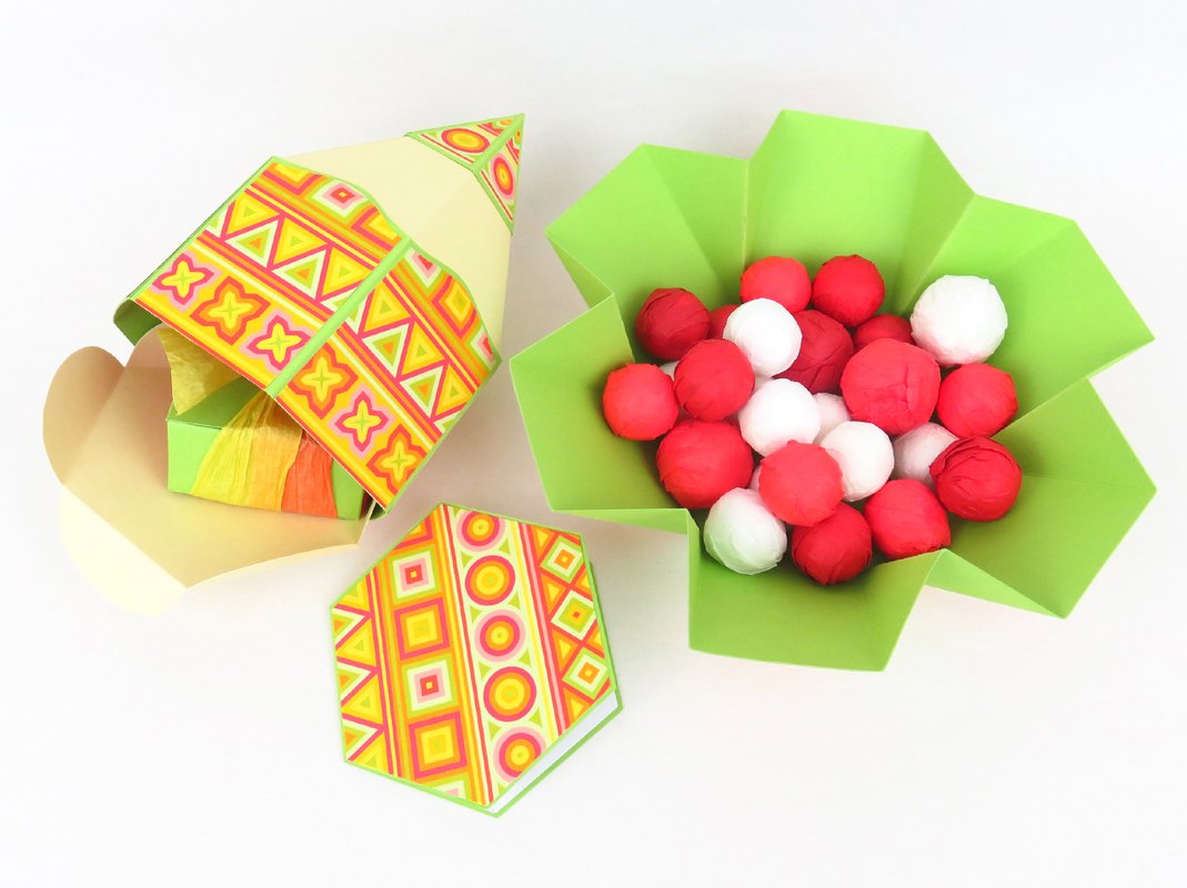 Explosionsbox für Süßigkeiten in Stiftform – Bastelanleitung und Vorlagen - Bild 2