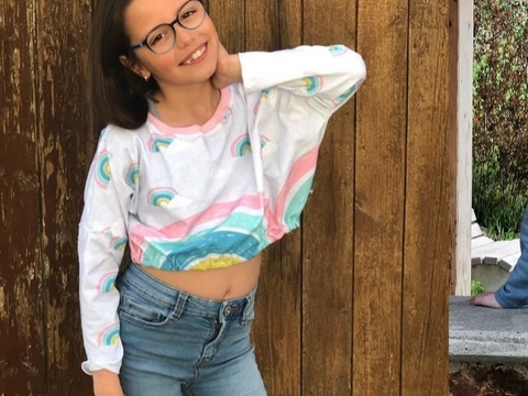 Anleitung Mini Cropped 98/104 - 158/164