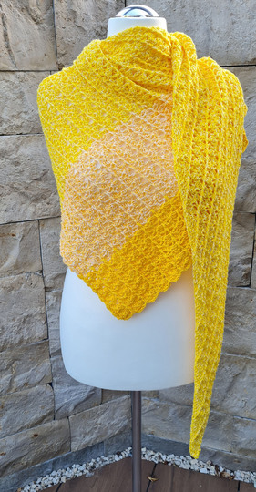 Asymmetrisches Tuch Tilda