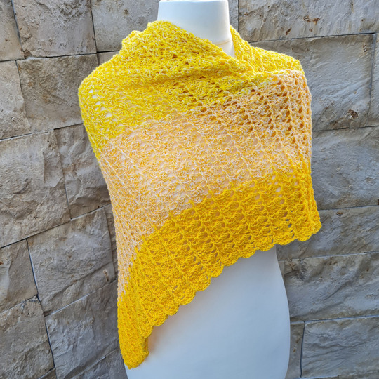 Asymmetrisches Tuch Tilda